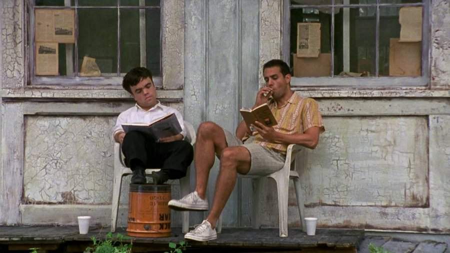 Shot from the movie The Station Agent (2003)
