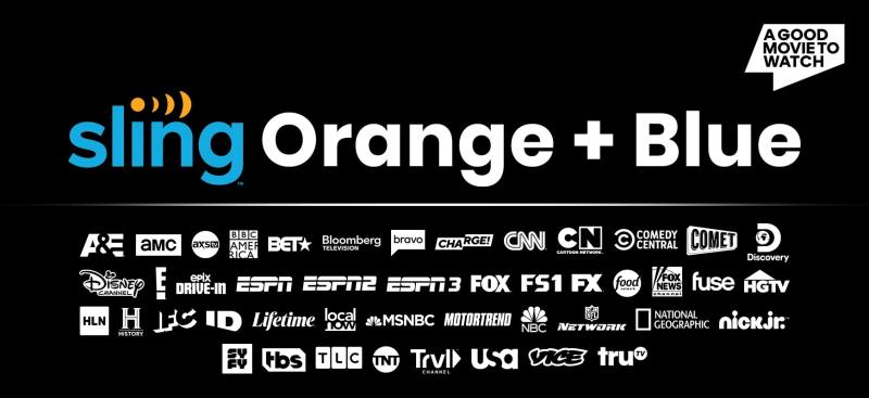 Sling Orange & Blue