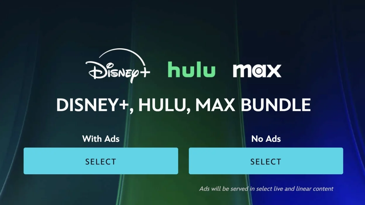 Disney+, Hulu, and Max Bundle
