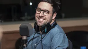 A photo of Maxime Giroux in Radio Canada