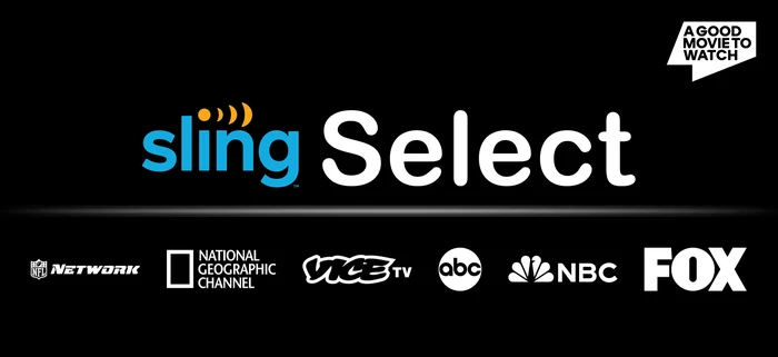 Sling Select logo with its channel lineup